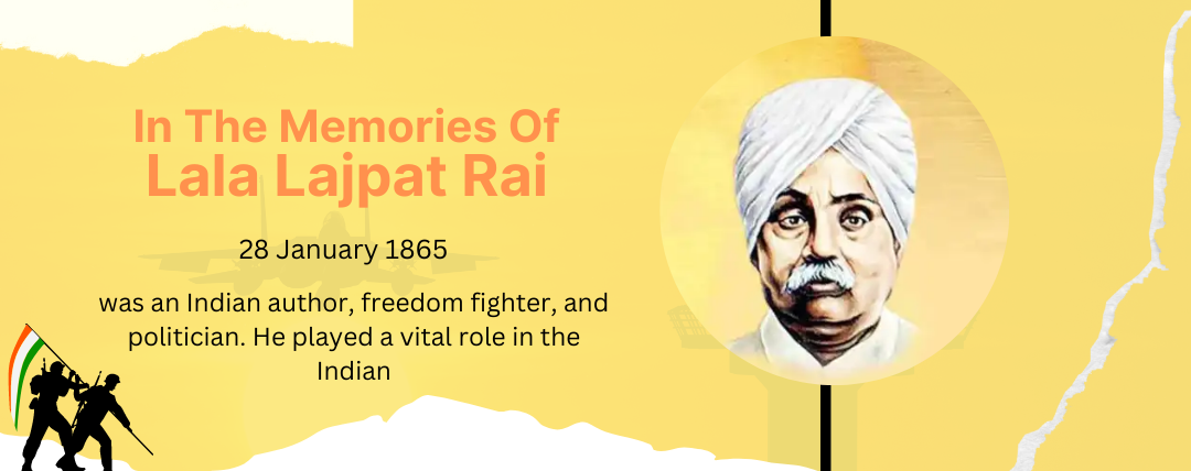 Birth Anniversary of Lala Lajpat Rai