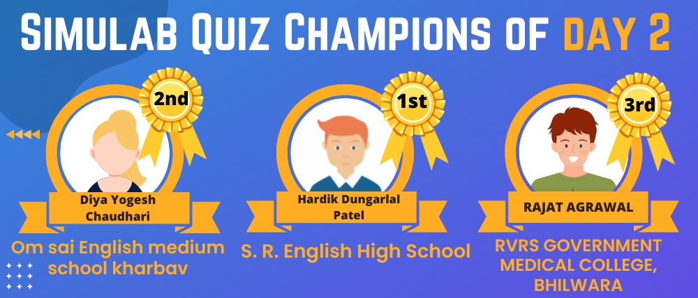 "SimuLab Quiz Champions of day 2"