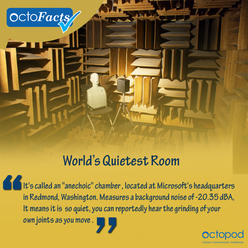 Ever heard about the Quietest Room?