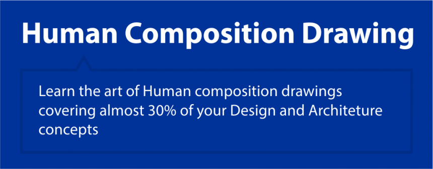 Human Composition Drawing