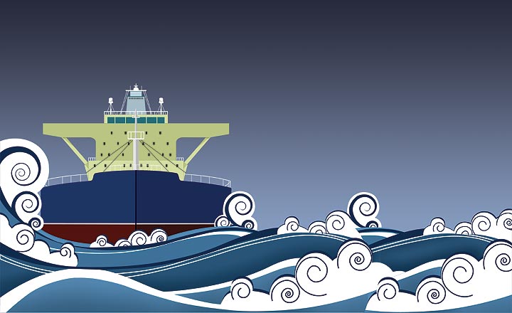 In choppy waters