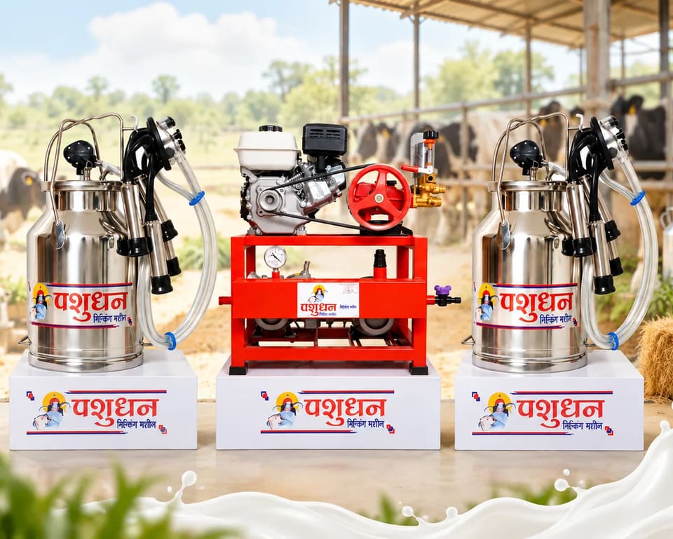  Double Bucket  Model 450 Oil  - Milking Machine