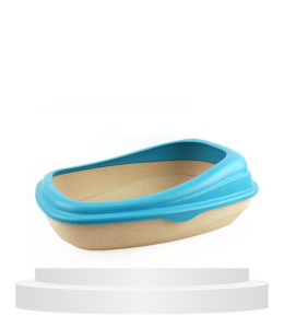 Beco Bamboo Cat Litter tray, Blue