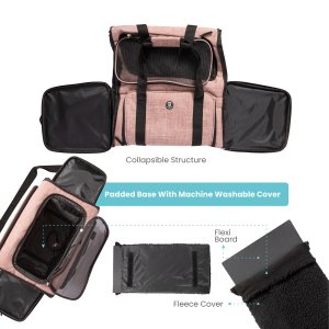 FOFOS Expandable Foldable Carrier Pink