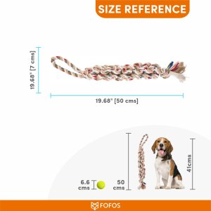 FOFOS FLOSSY ROPE TOY BRAIDED