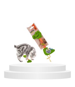 FOFOS Cat Flick Tube Toy Crocodile