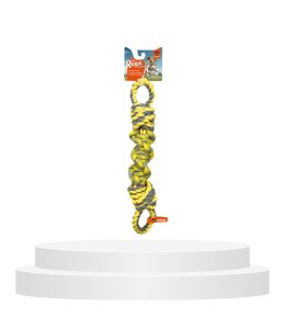 FOFOS Flossy Rope Dog Toy Y/G