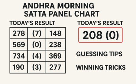 Andhra Morning Satta Panel Chart, Today’s Result, Guessing Tips & Winning Tricks