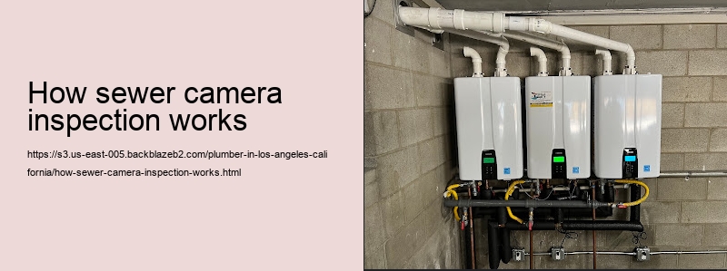 how sewer camera inspection works