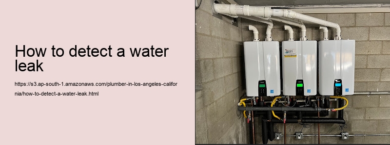 how to detect a water leak