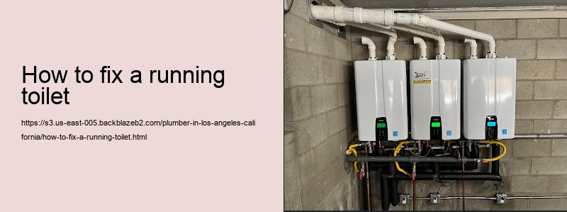 how to fix a running toilet