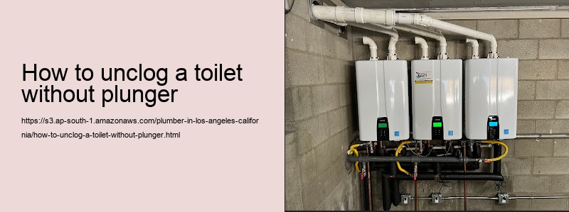 how to unclog a toilet without plunger