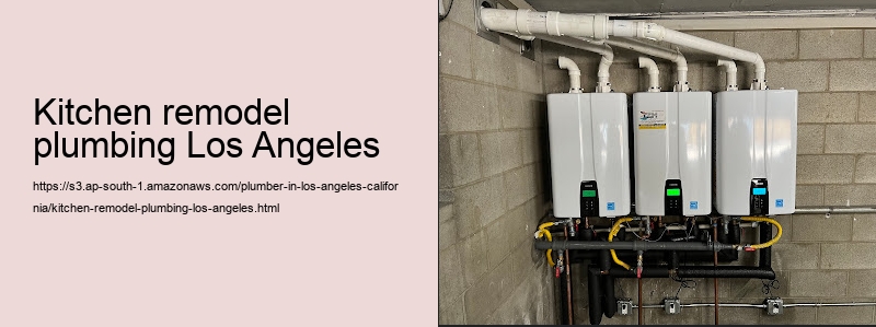 kitchen remodel plumbing Los Angeles