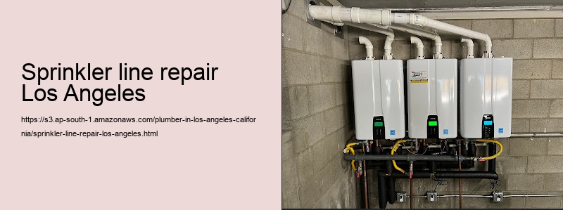sprinkler line repair Los Angeles