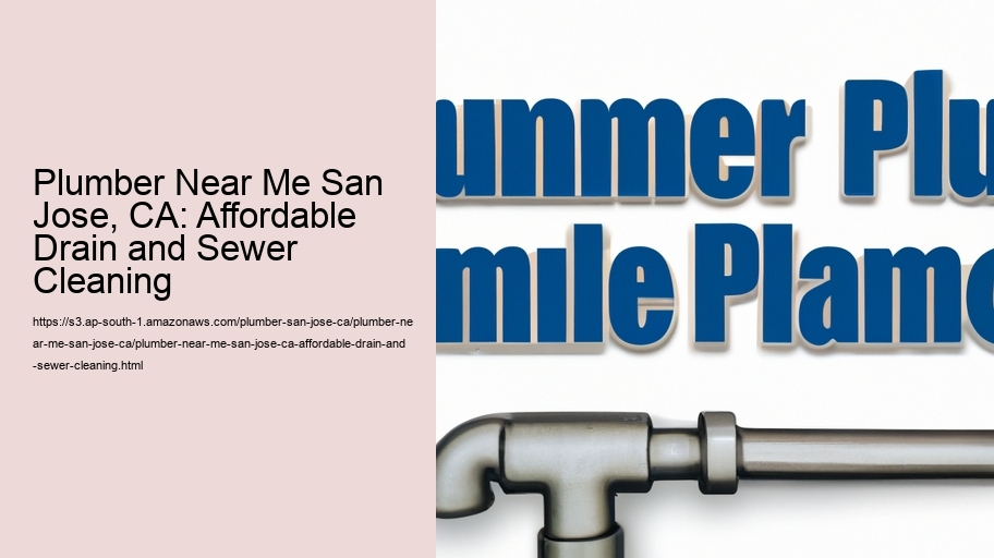 Plumber Near Me San Jose, CA: Affordable Drain and Sewer Cleaning