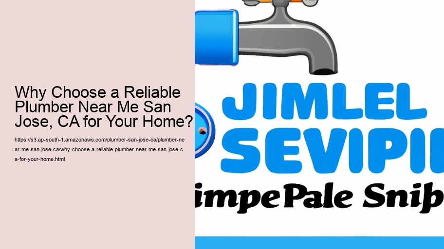 Why Choose a Reliable Plumber Near Me San Jose, CA for Your Home?
