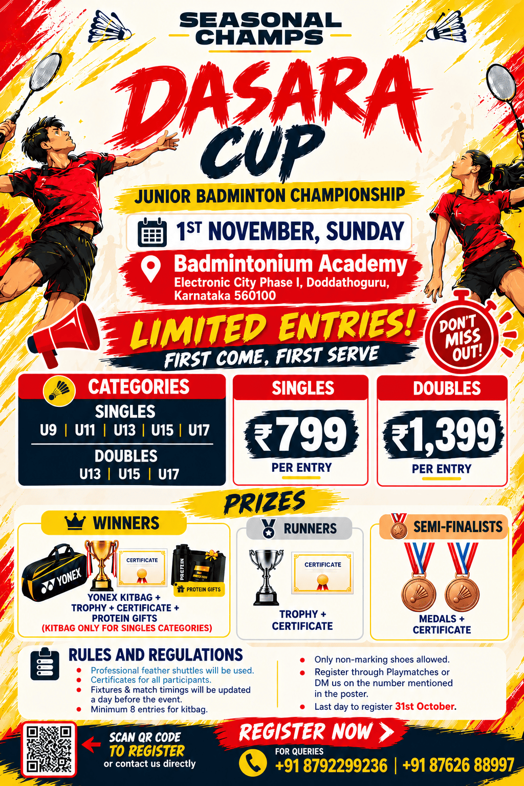 Dasara Cup Junior Badminton Championship