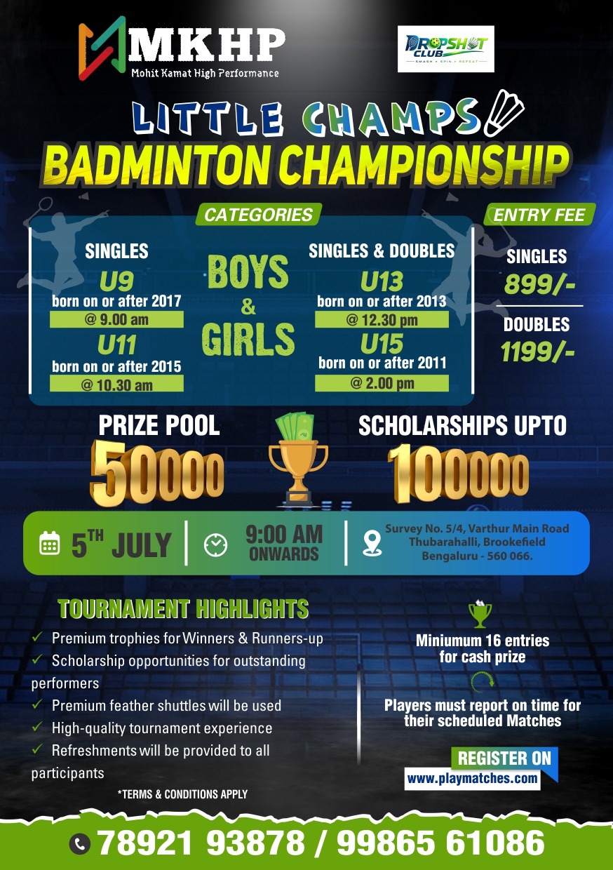 Little Champs Junior Badminton Tournament