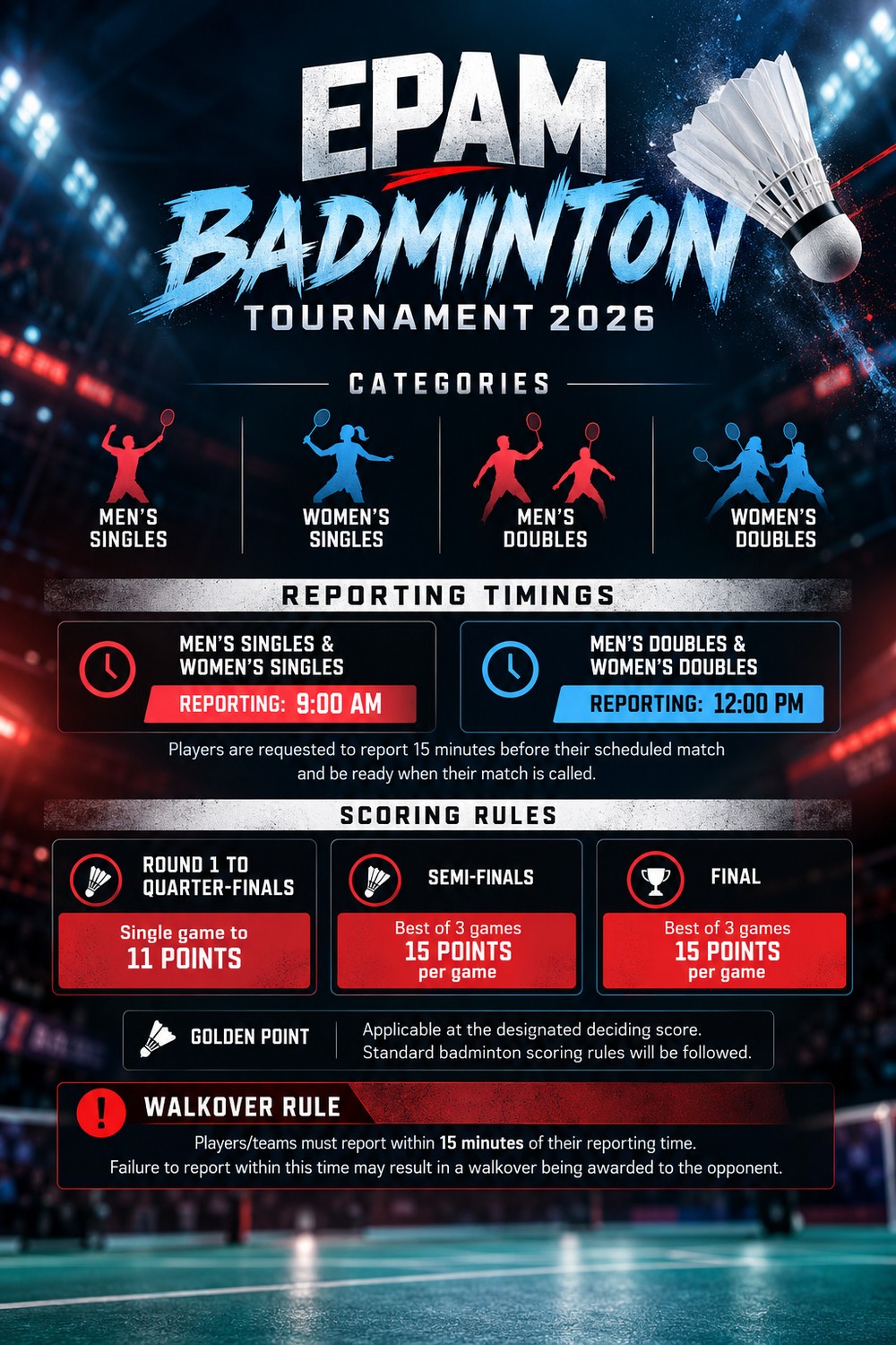 Woogle Presents EPAM Corporate tournament