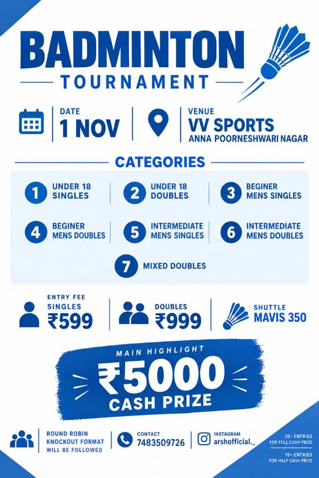Badminton Tournament