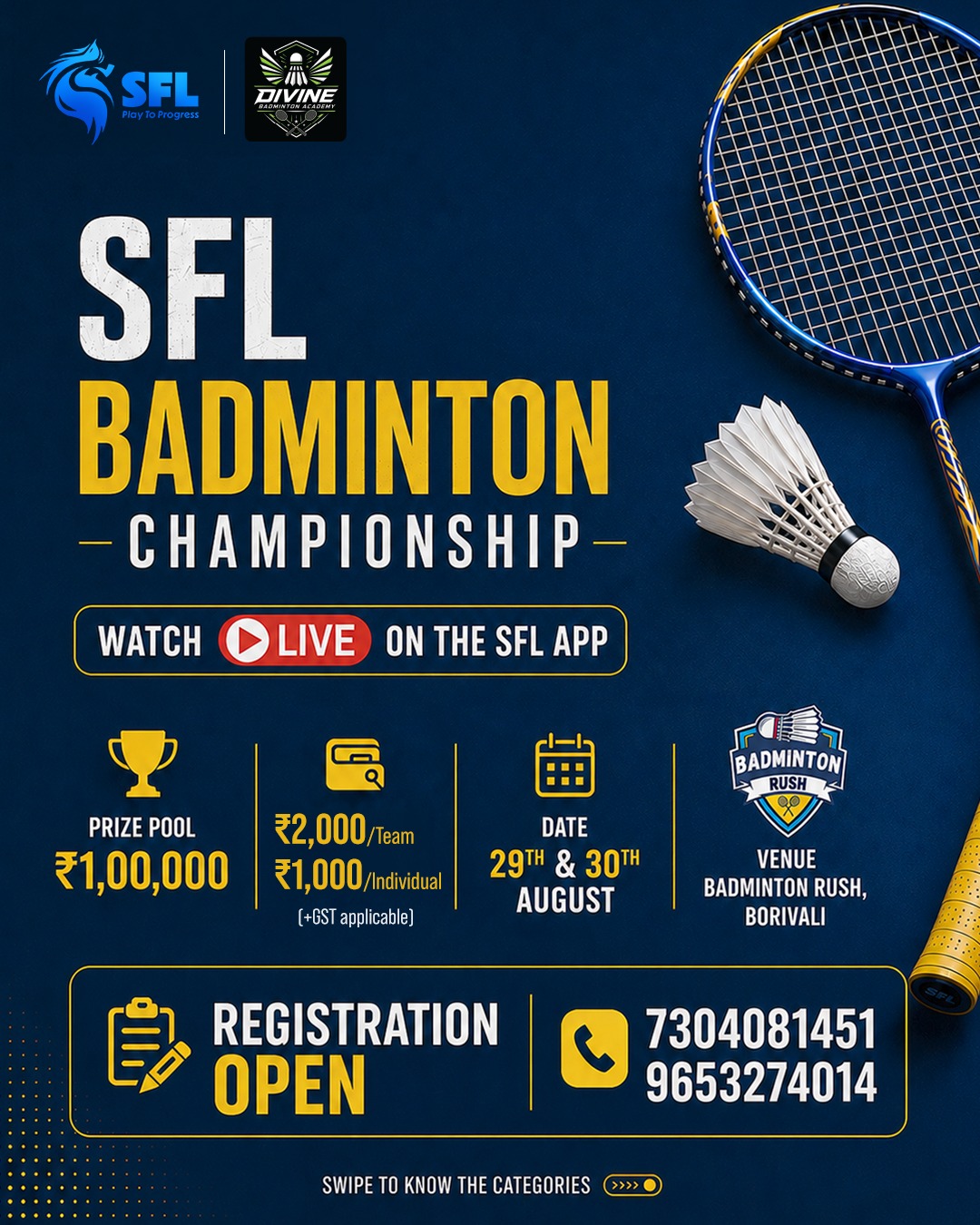 SFL Badminton Championship