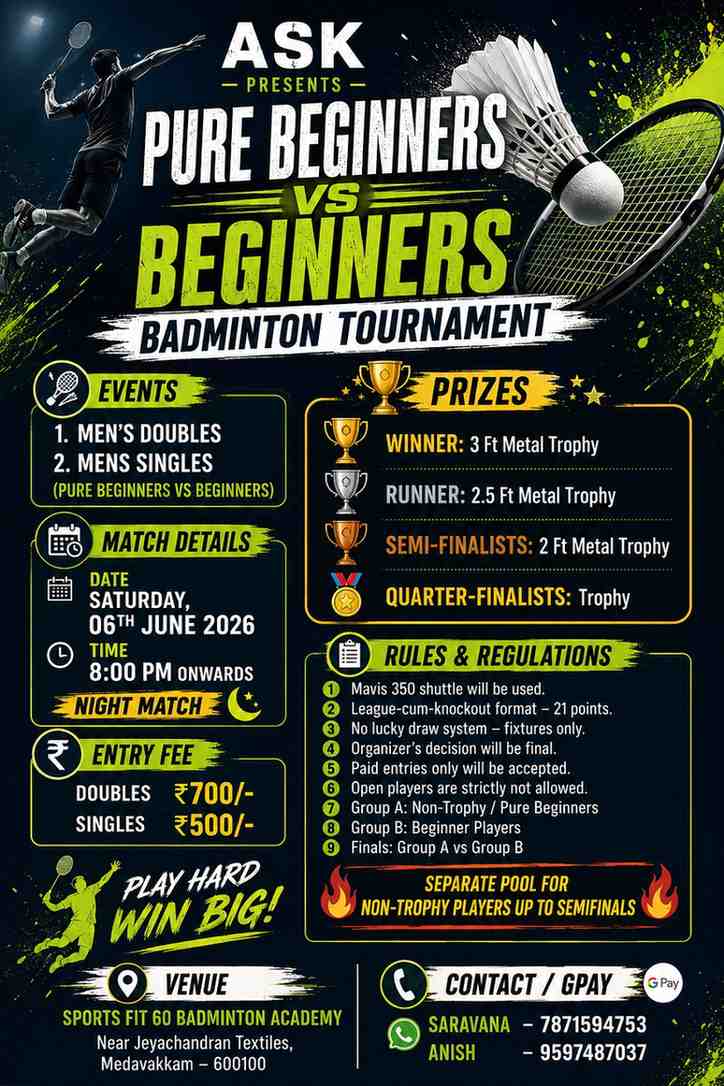 ASK presents Saturday Night Match