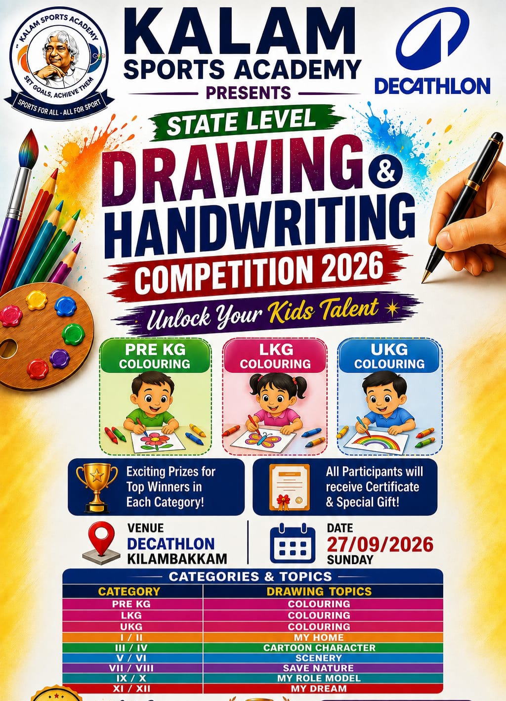 State Level Kids Drawing Competition-2026