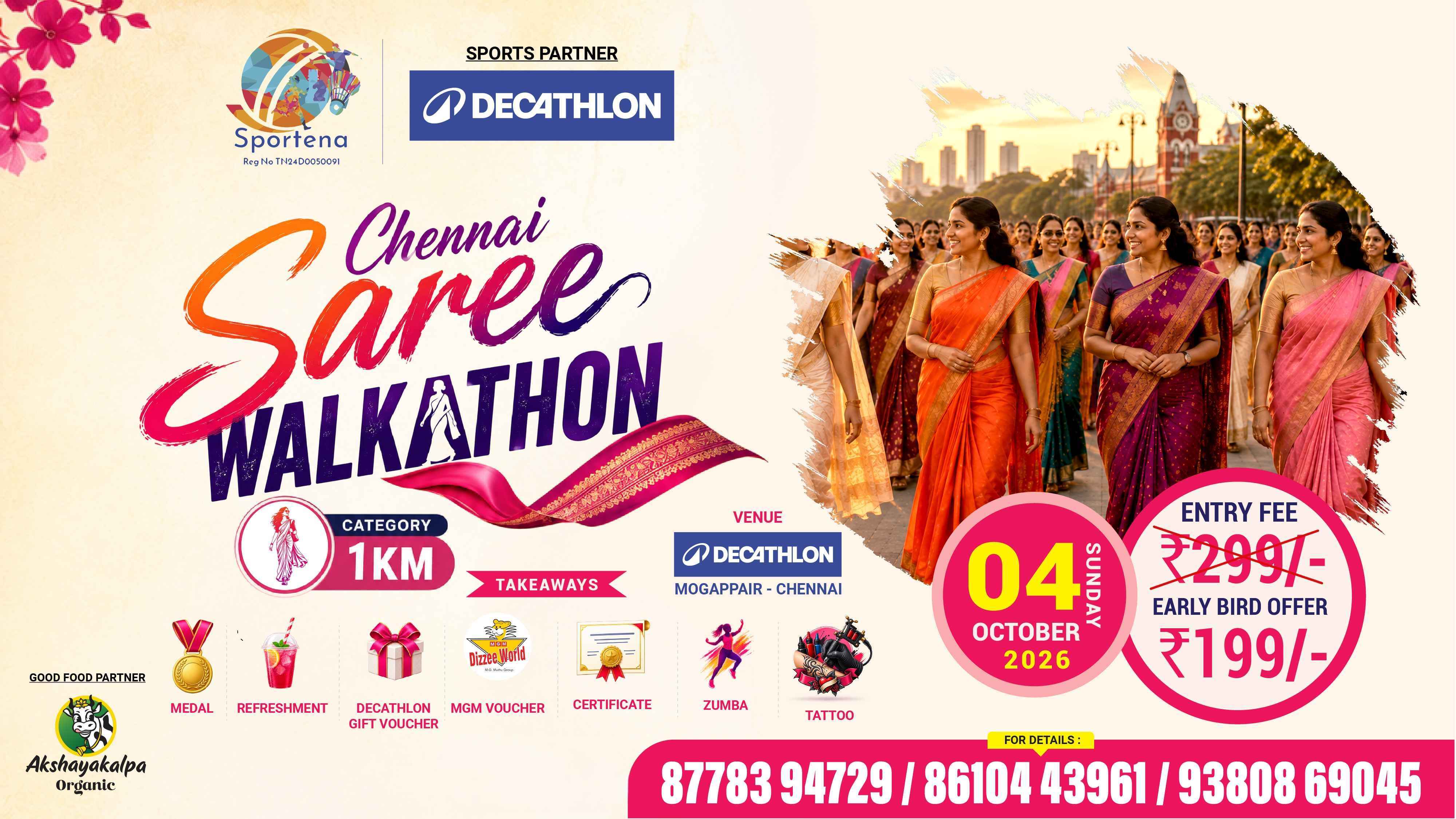 CHENNAI SAREE WALKATHON