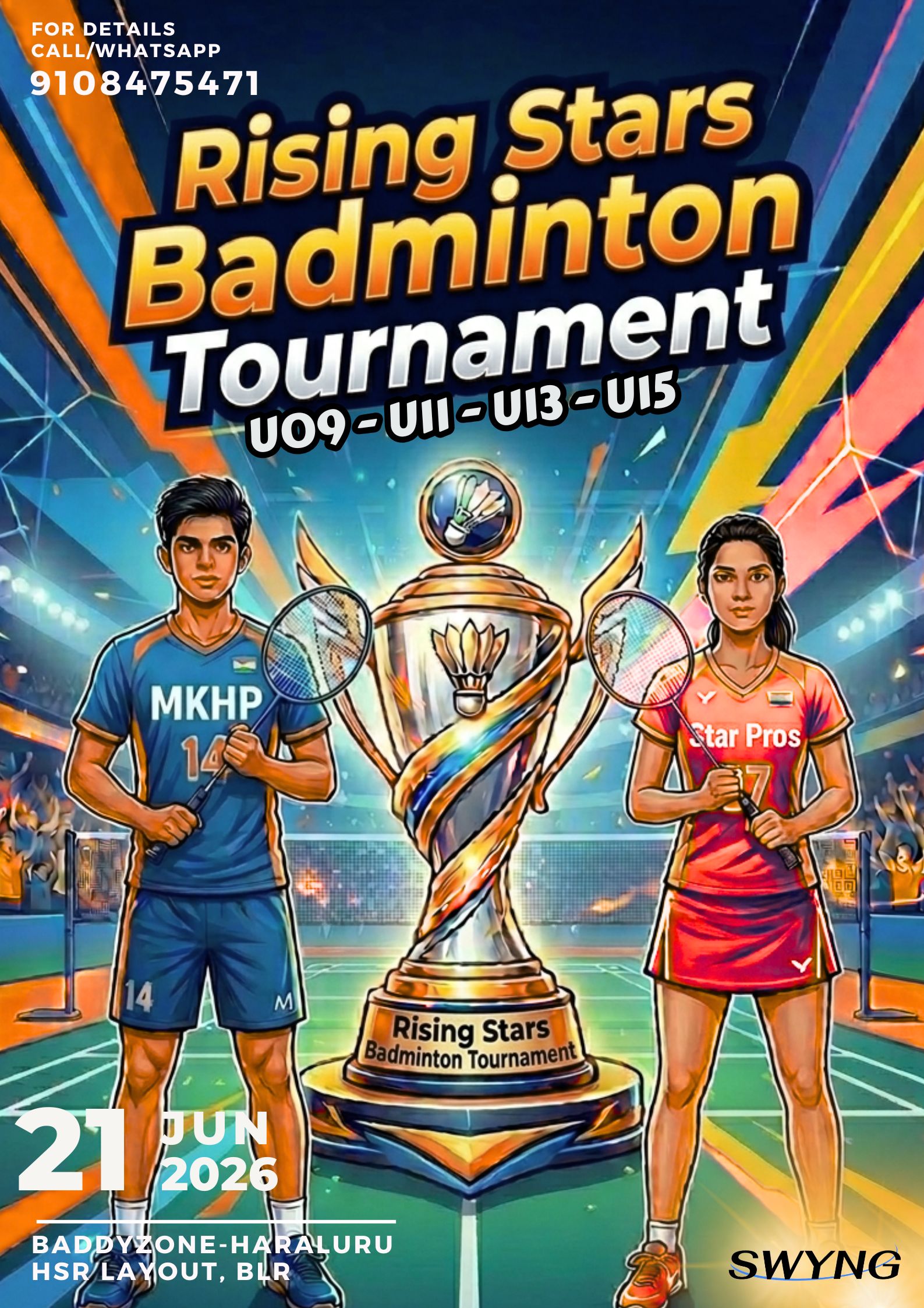 SWYNG Baddyzone Rising Stars Badminton Tournament