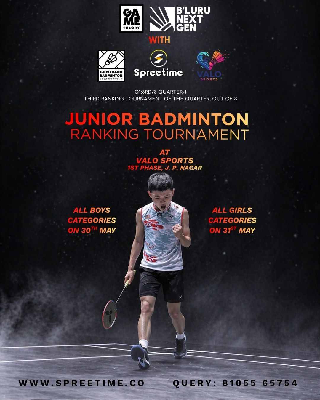Initiative by GOPICHAND BADMINTON GRASSROOT ACADEMY - B'LURU NEXT GEN by GameTheory & Spreetime
