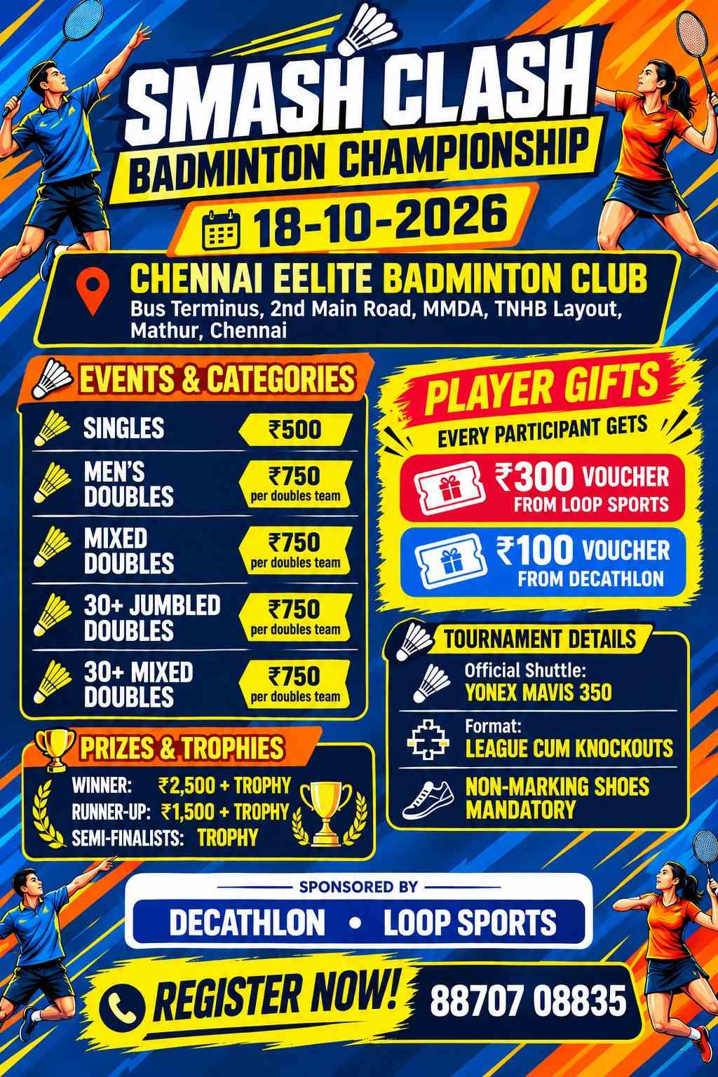 Smash Clash Badminton Championship