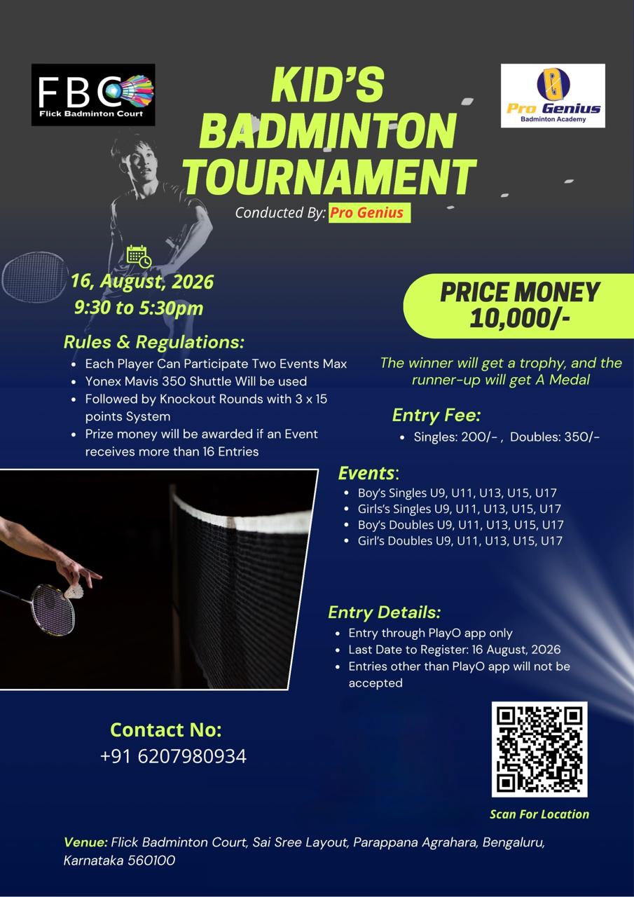 KID"S BADMINTON TOURNAMENT