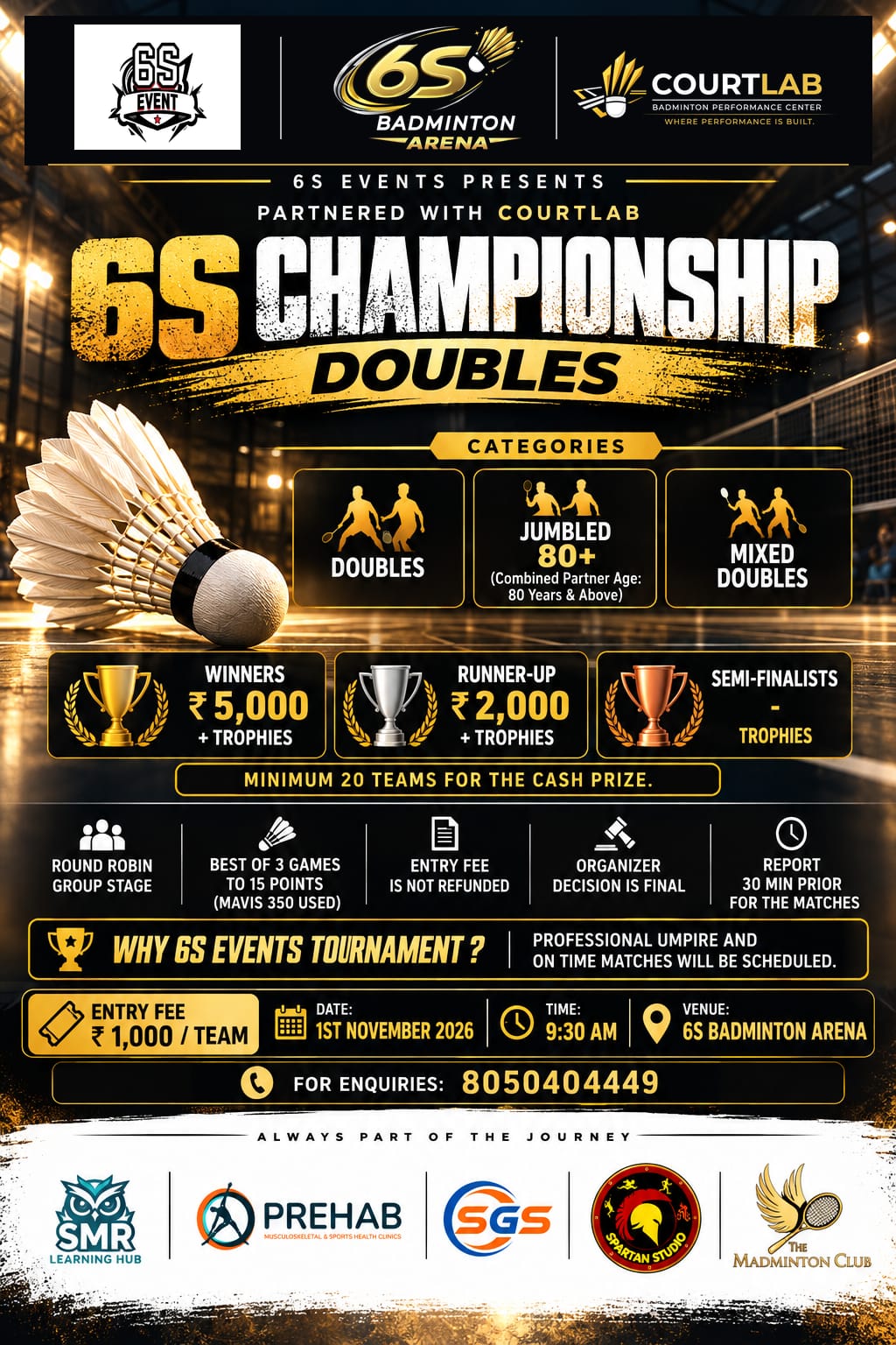 6S Championship Doubles