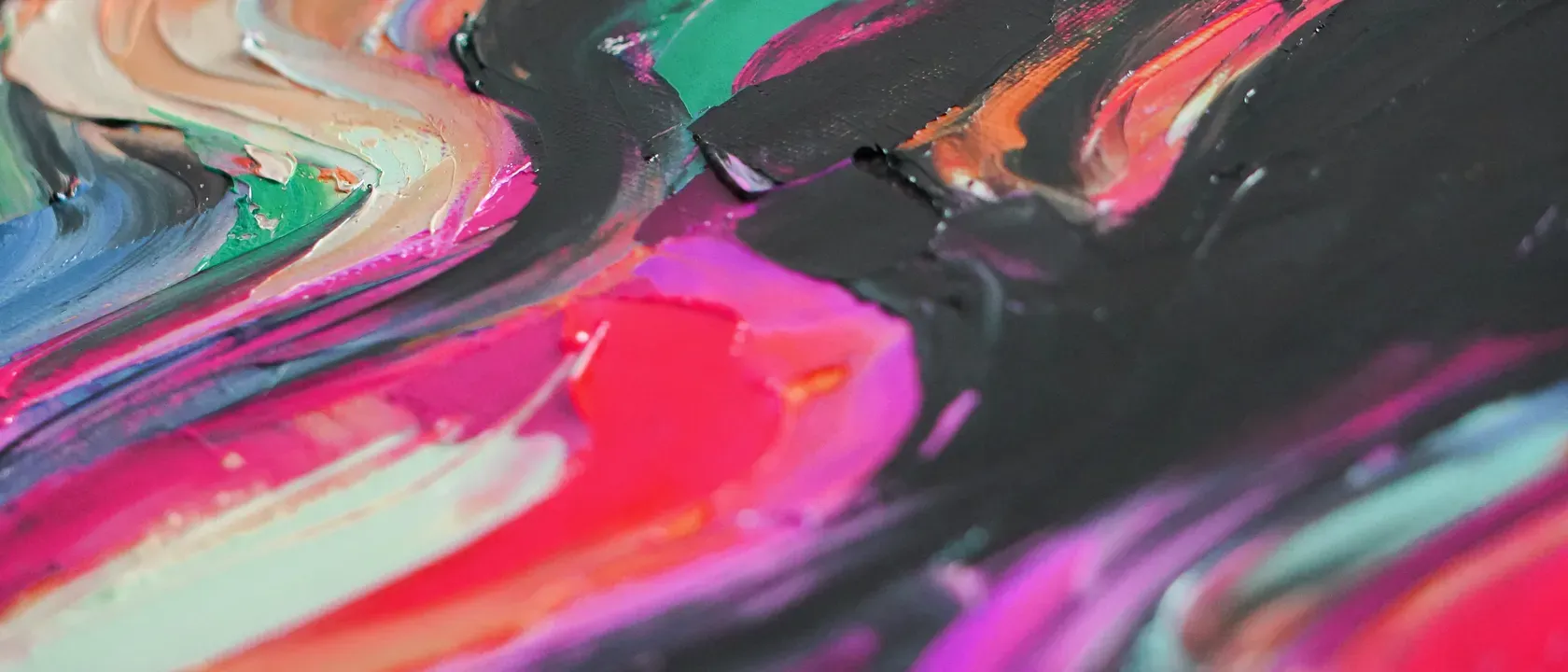Multicolored abstract paint texture