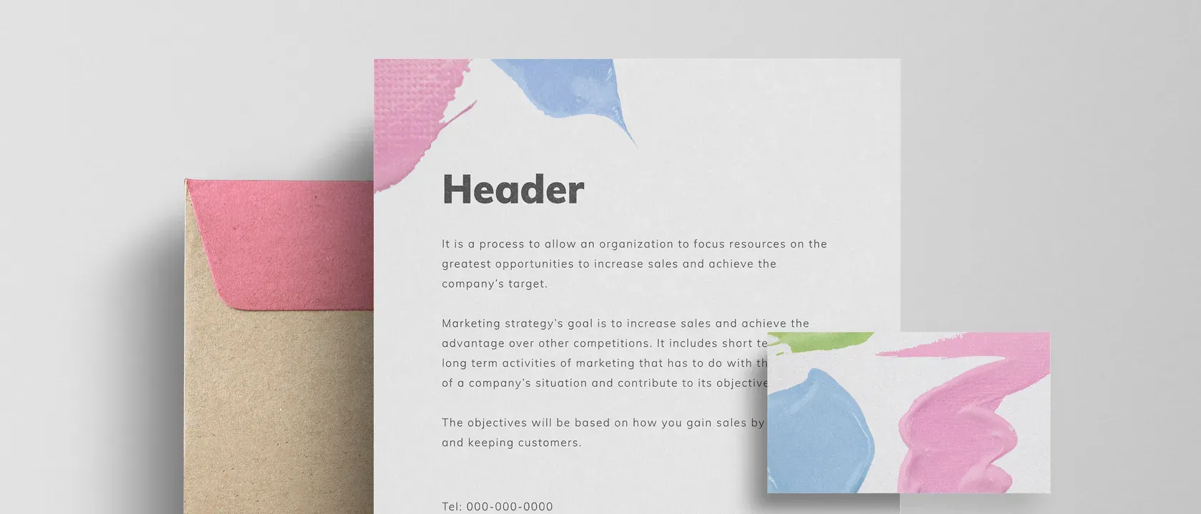 Creative corporate-identity stationery