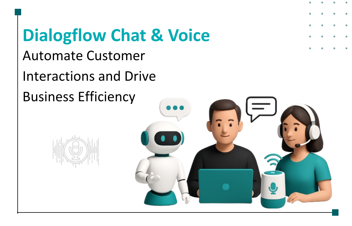 Impact of Dialogflow's conversational AI solutions in revolutionizing business automation services, with the latest updates in conversational technology.
