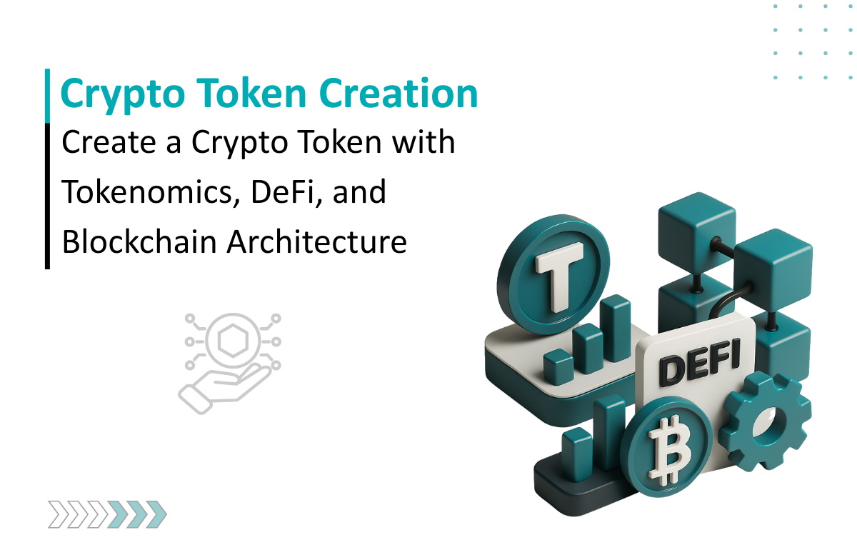 create a crypto token with strong tokenomics, blockchain architecture, DeFi features, and ensure security with a cryptocurrency audit.