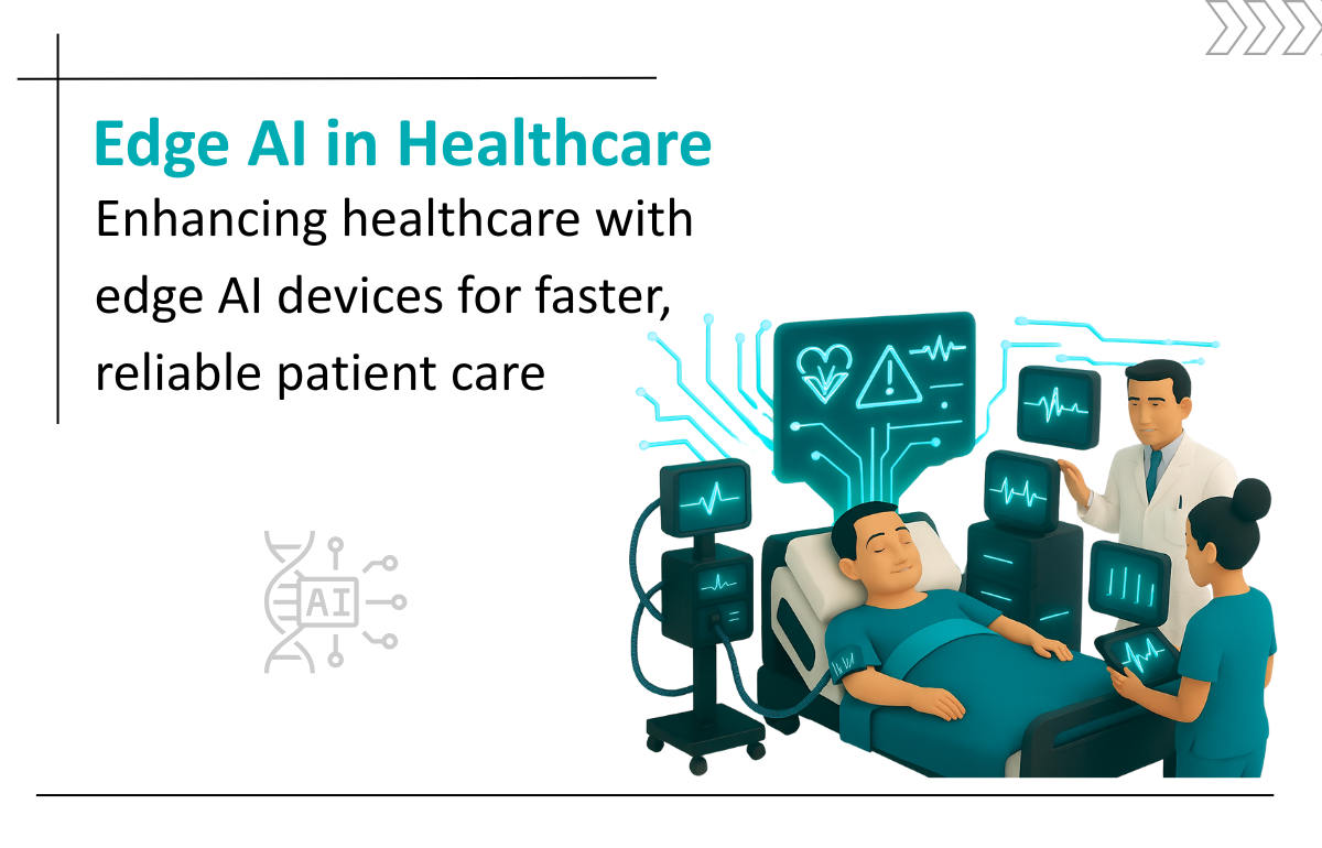 Edge AI in healthcare, AI edge computing, and AI medical devices improve patient monitoring, healthcare innovation, and smarter patient care.