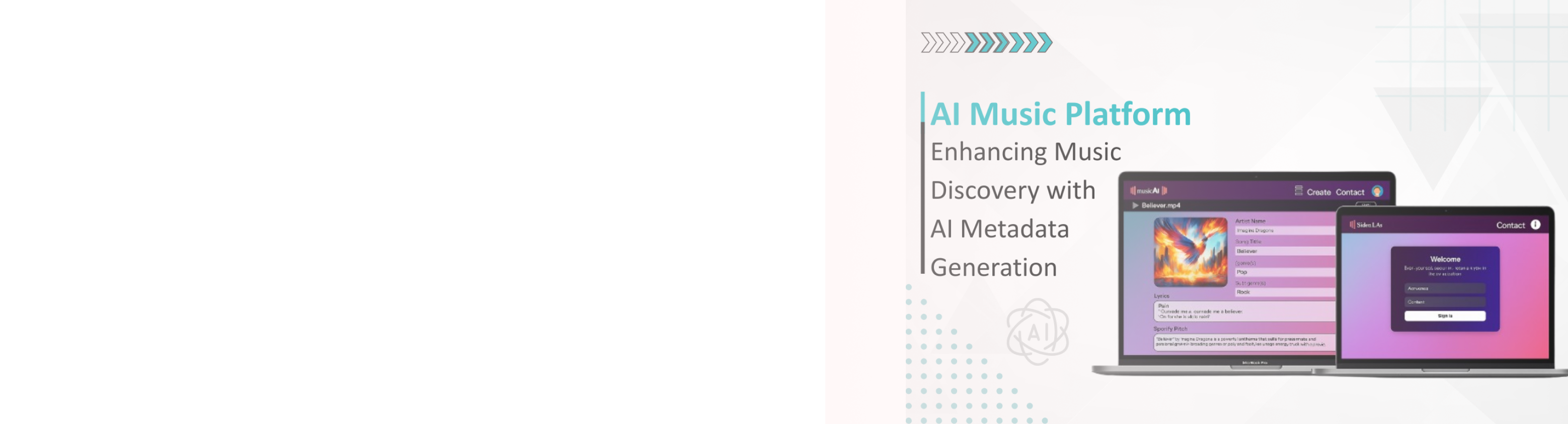 AI powered music app for metadata generation, ai music app development, app for musicians, individual music artists app, spotify pitch generation using ai, openAI, Dall-E, GPT-4 Turbo