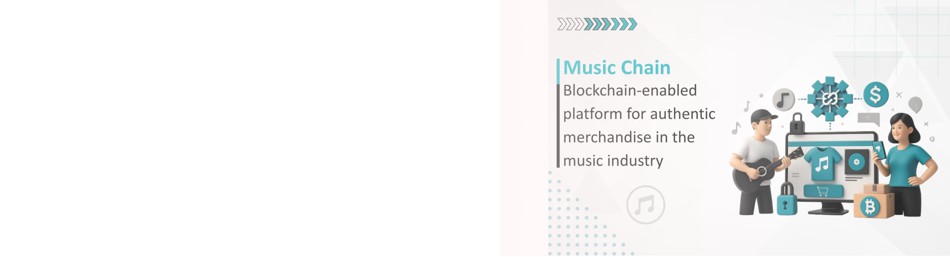 Blockchain-powered merchandise platform revolutionizing the music industry, enabling secure and transparent transactions for artists and fans