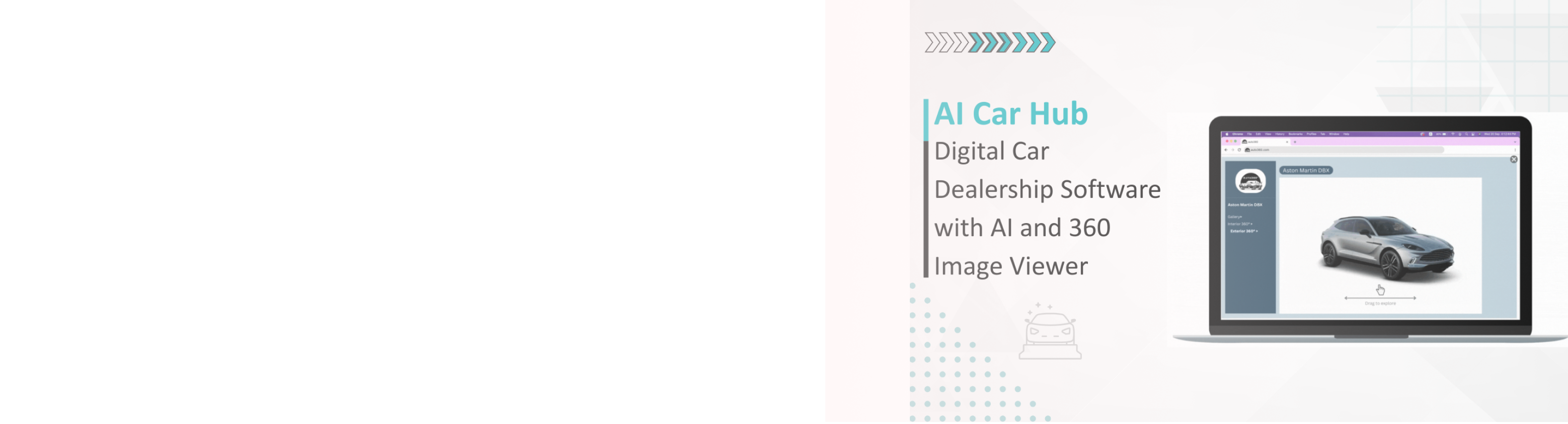 A Media Maker, Carousel and Driv-Thru photo studio for car industry to take pictures of the vehicles and process them using AI, generating 360-degree HD media