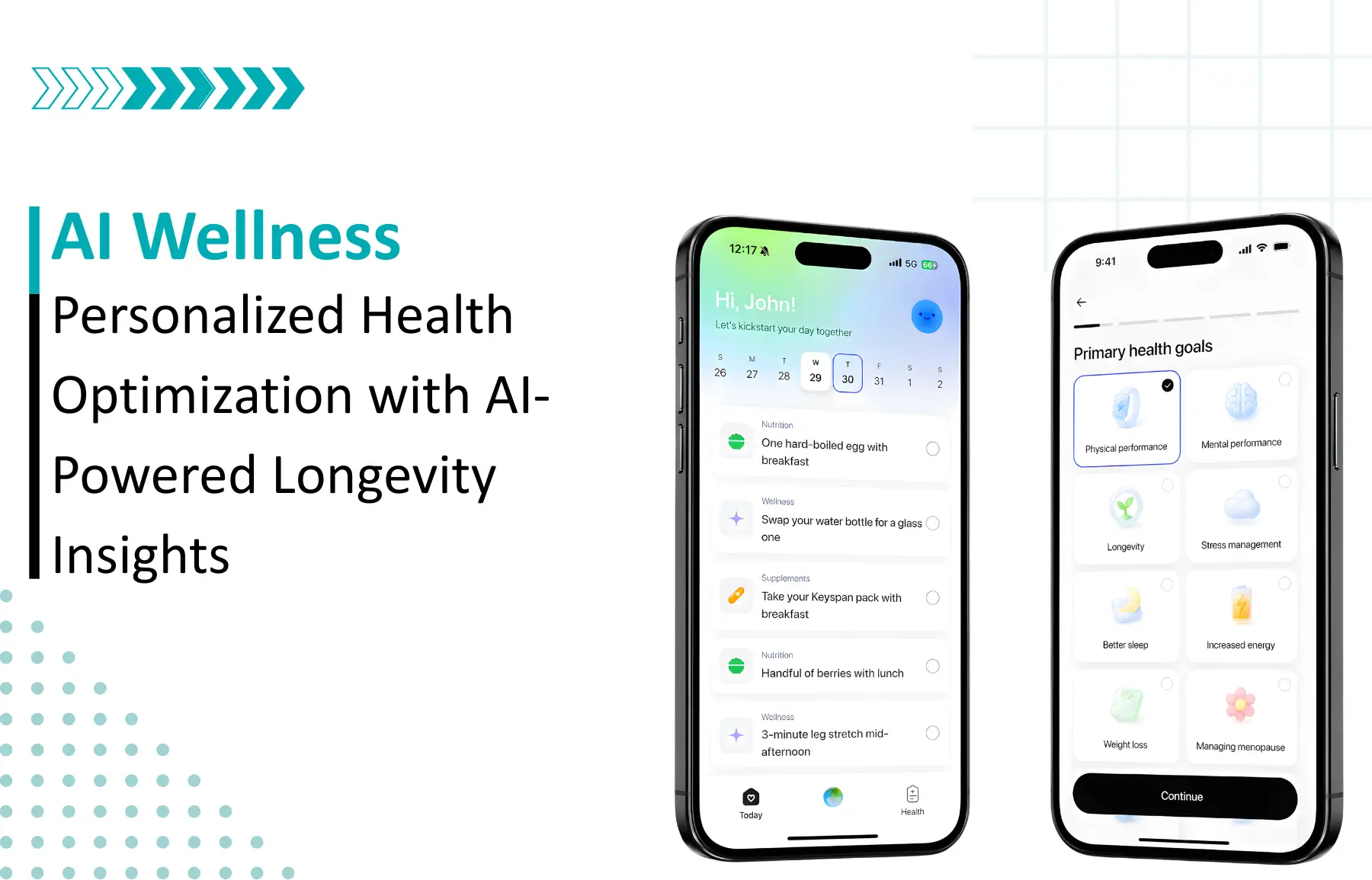 AI Longevity & Wellness Platform for Personalized Health Optimization