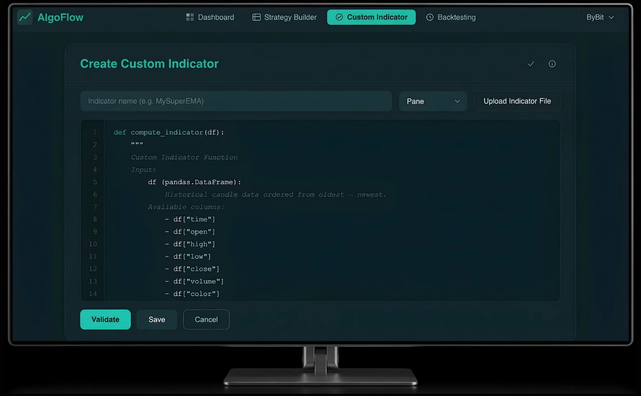 Custom Indicator Framework