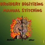 Embroidery Digitizing vs. Manual Stitching