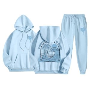 The Pink Palm Puff Tracksuit That Turns Heads