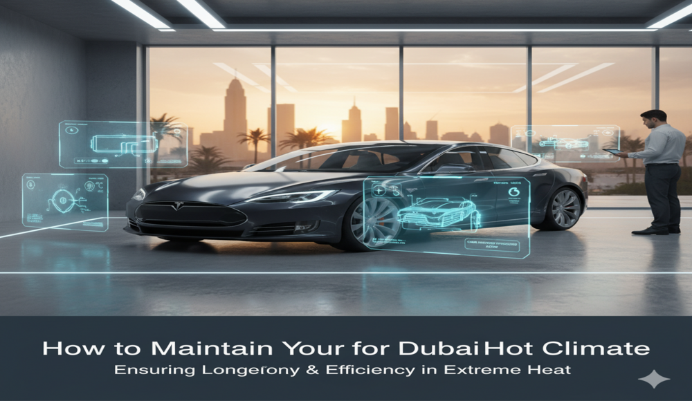 How to Maintain Your Tesla for Dubai’s Hot Climate