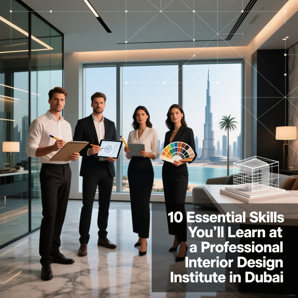 10 Essential Skills You’ll Learn at a Professional Interior Design Institute in Dubai