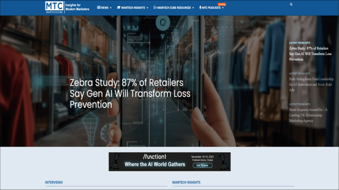 Marketing Technology Strategies Featured on MarTech Cube