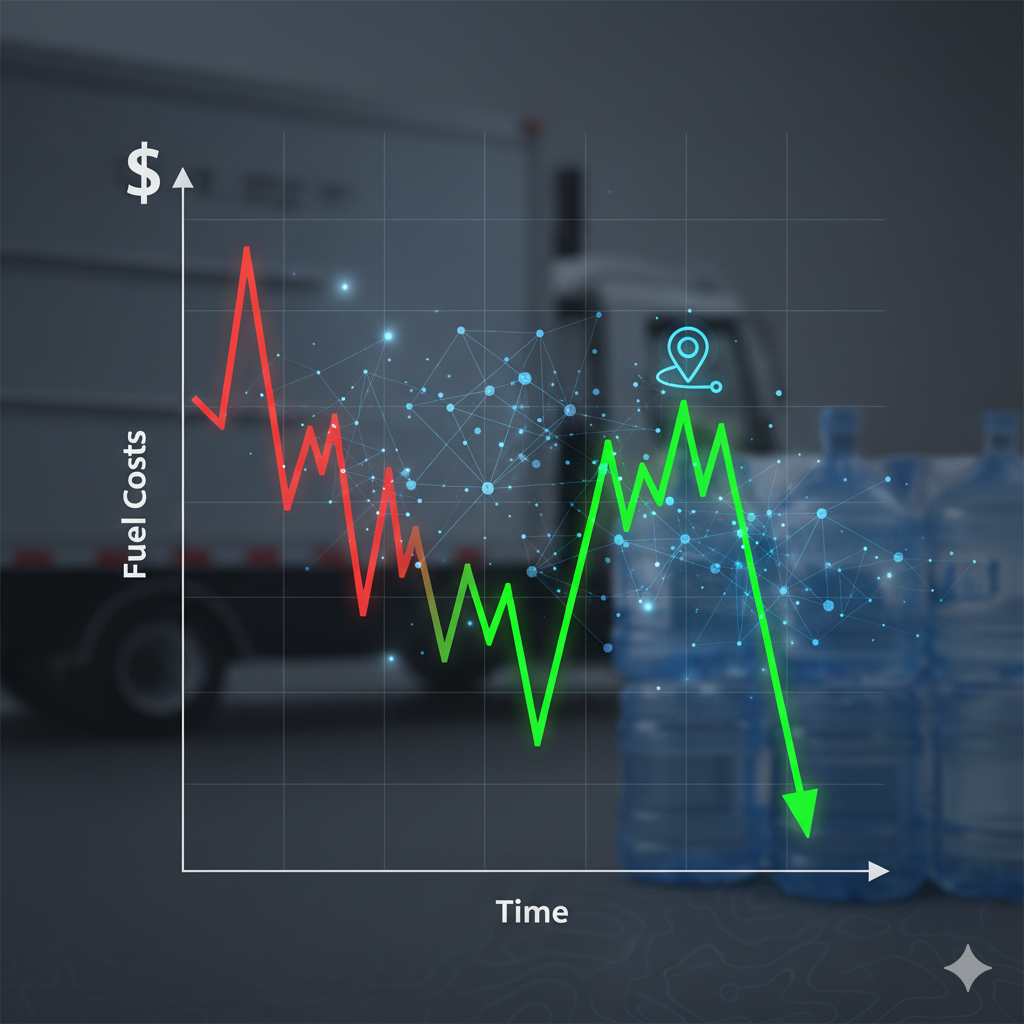 How Bottled Water Delivery Companies Can Reduce Fuel Costs with Smart Route Optimization
