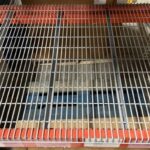 How to install wire mesh under deck?